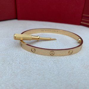 Cartier Love Bracelet Yellow Gold Size 18